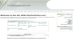 Desktop Screenshot of gleefanfiction.net